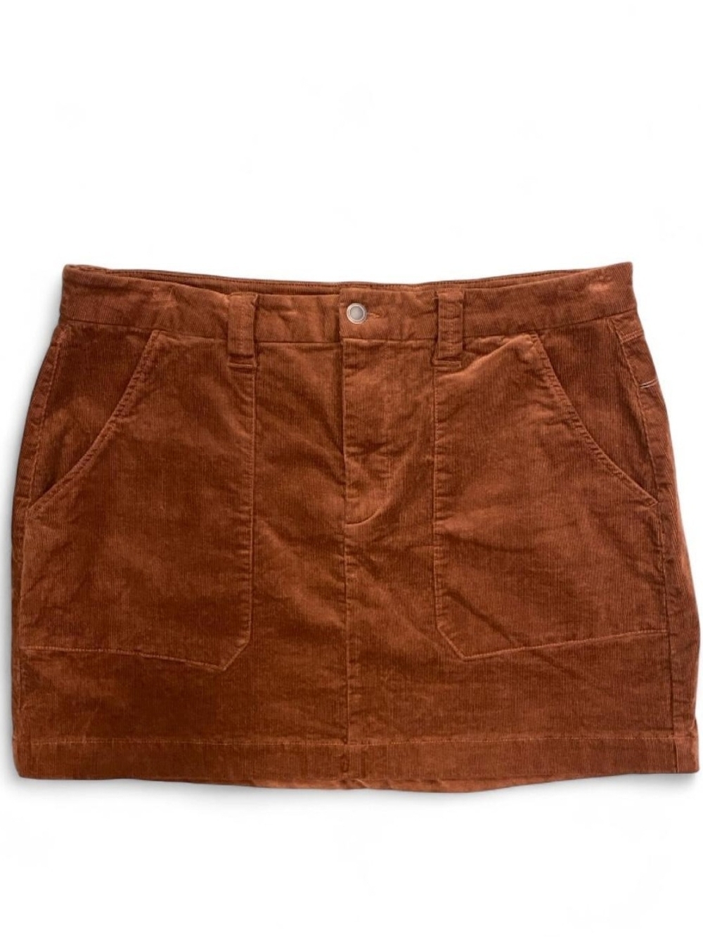 Sanctuary Cognac/Rust Corduroy Mini Skirt | Size 33